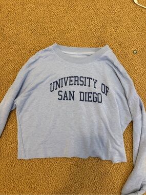 University of San Diego Light Blue Crewneck Sweatshirt
